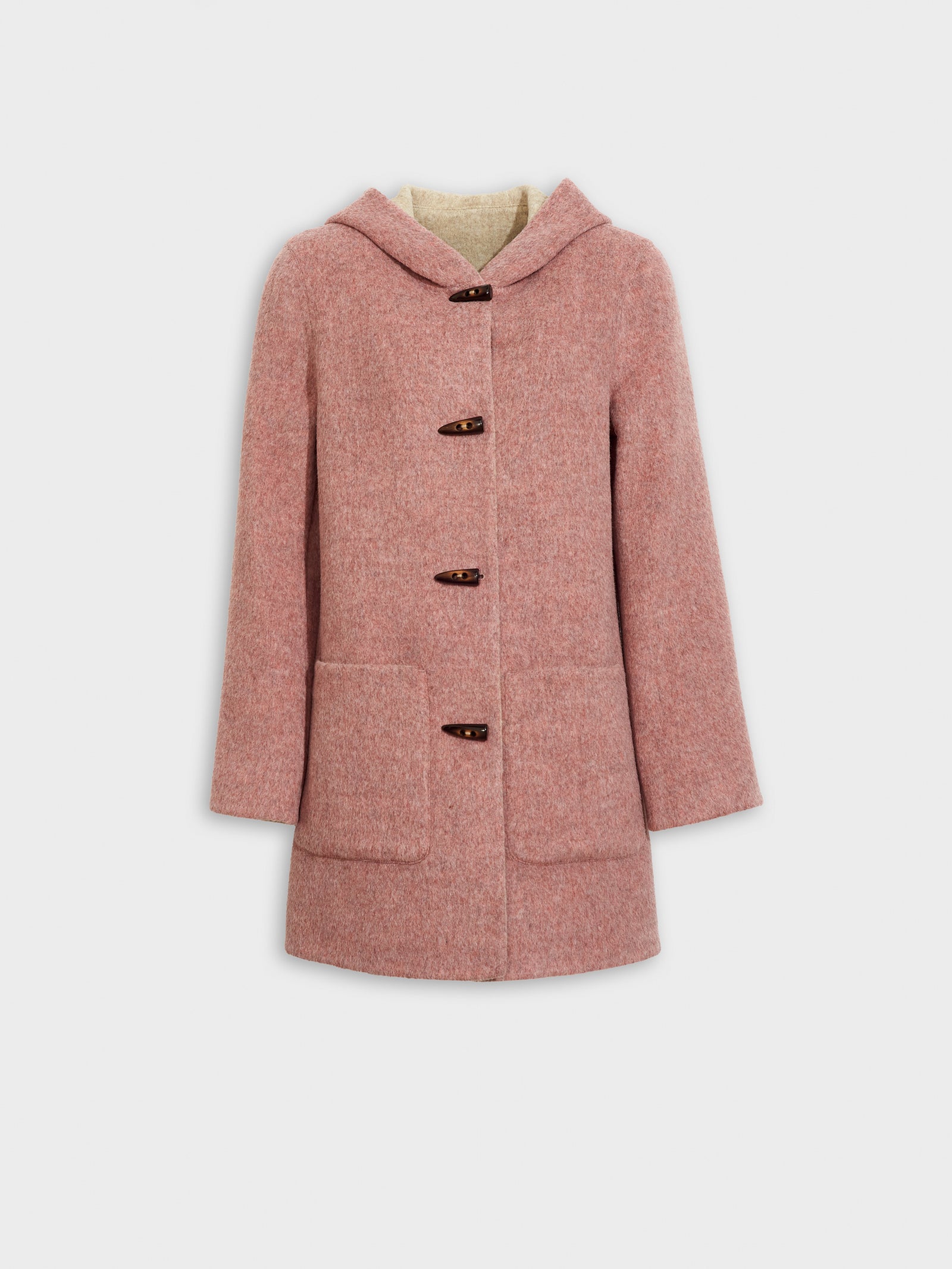 Alaia Coat Baby Alpaca Color Pink
