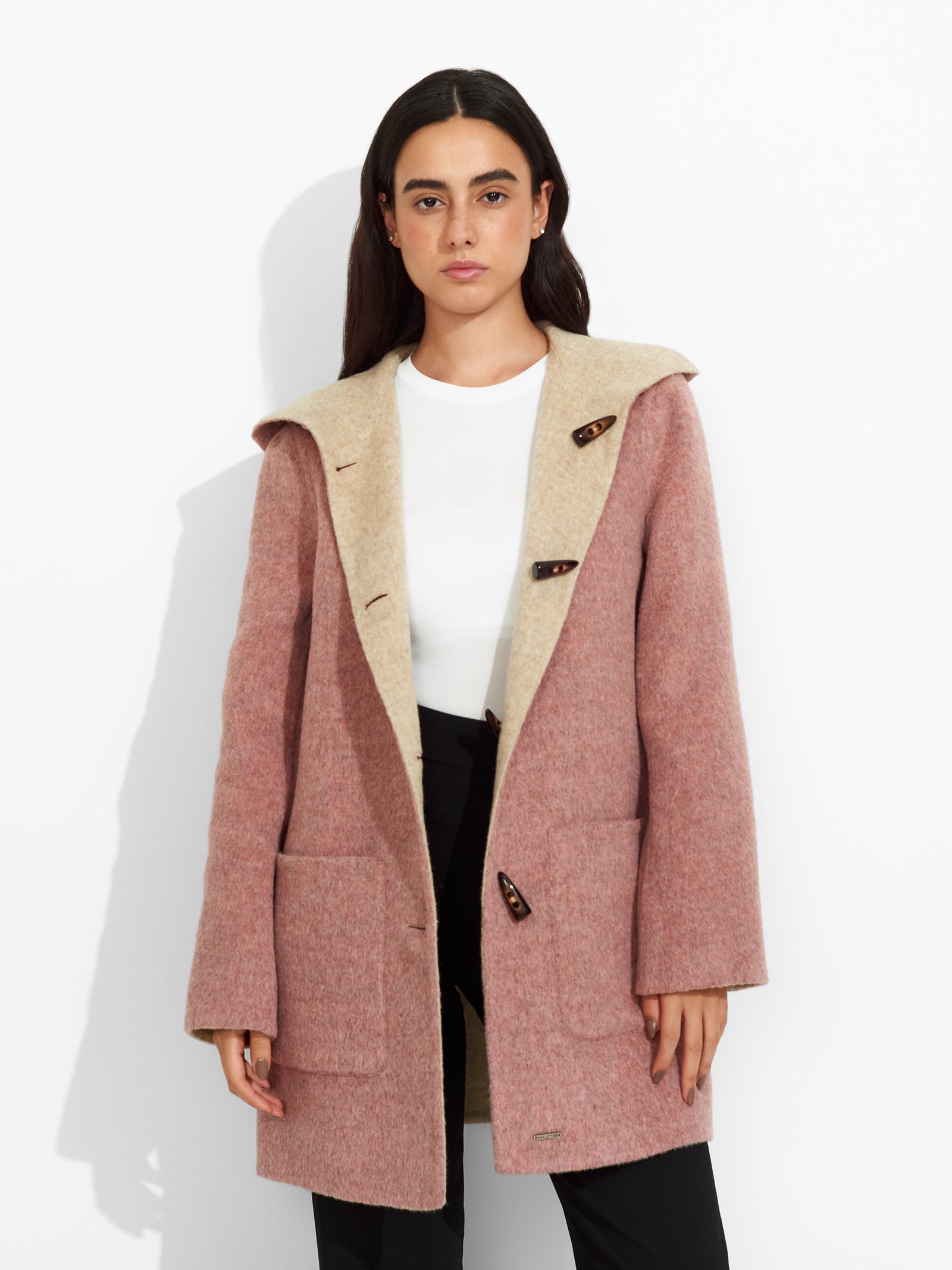 Alaia Coat Baby Alpaca Color Pink