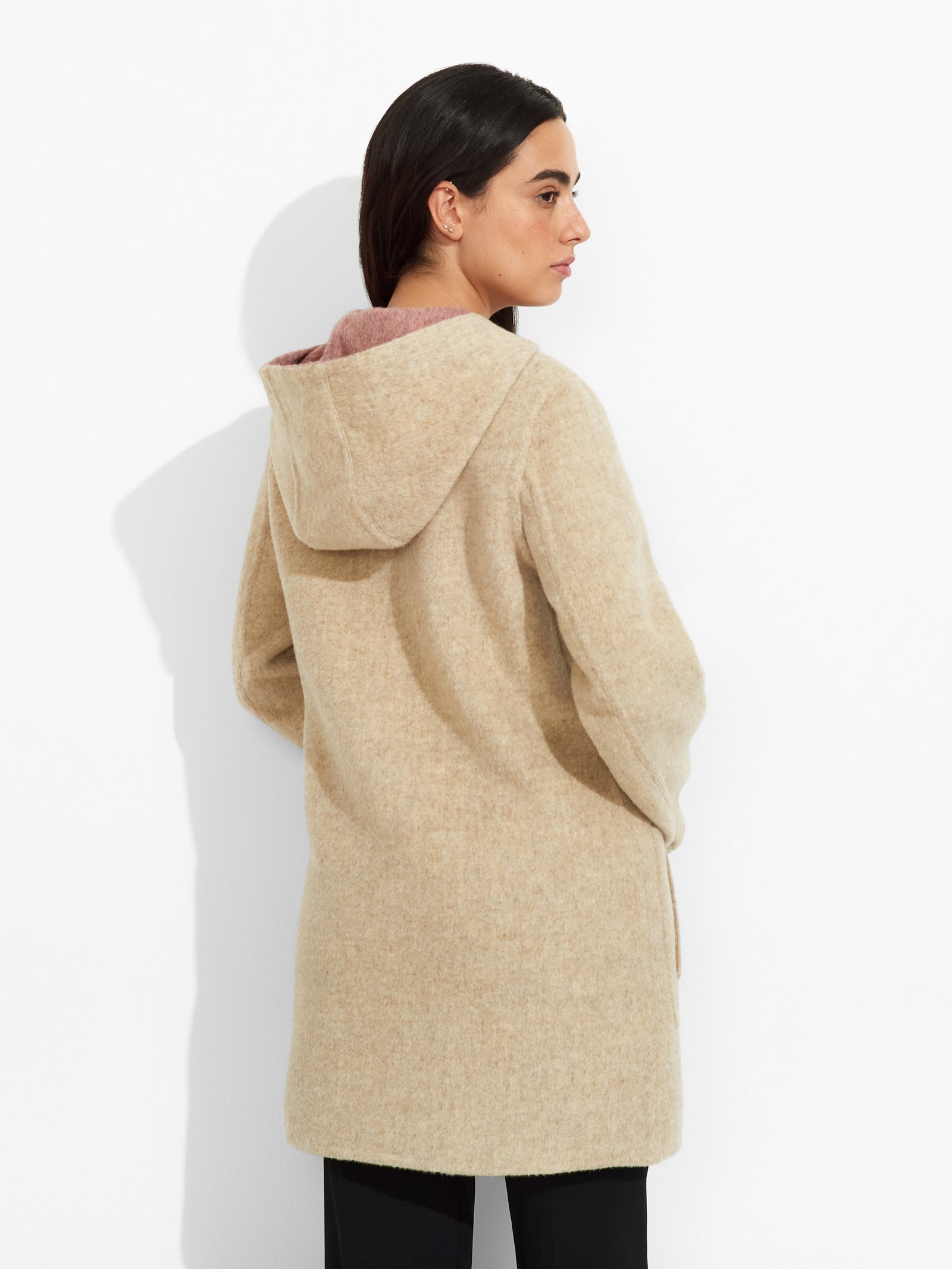 Alaia Coat Baby Alpaca Color Pink