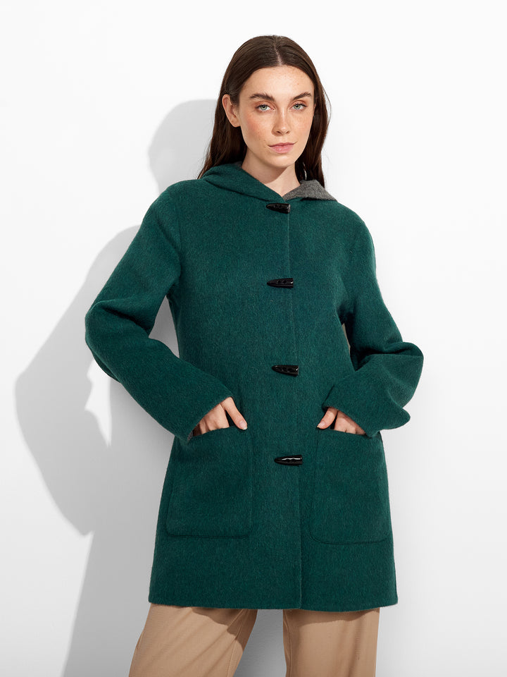 Abrigo Alaia Alpaca Baby Color Verde