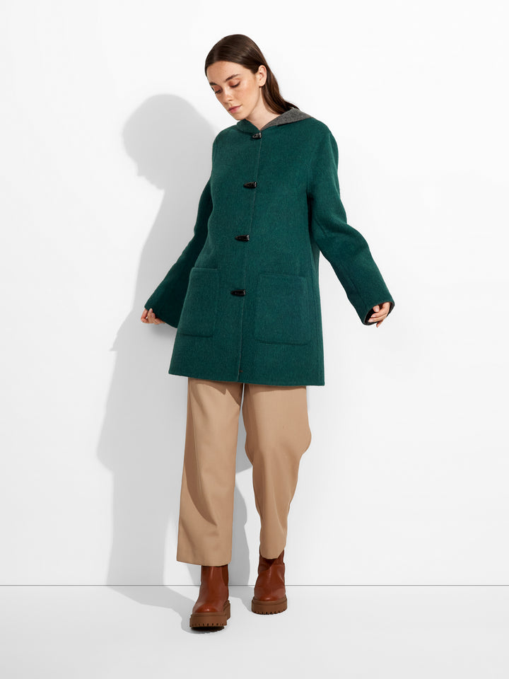 Abrigo Alaia Alpaca Baby Color Verde