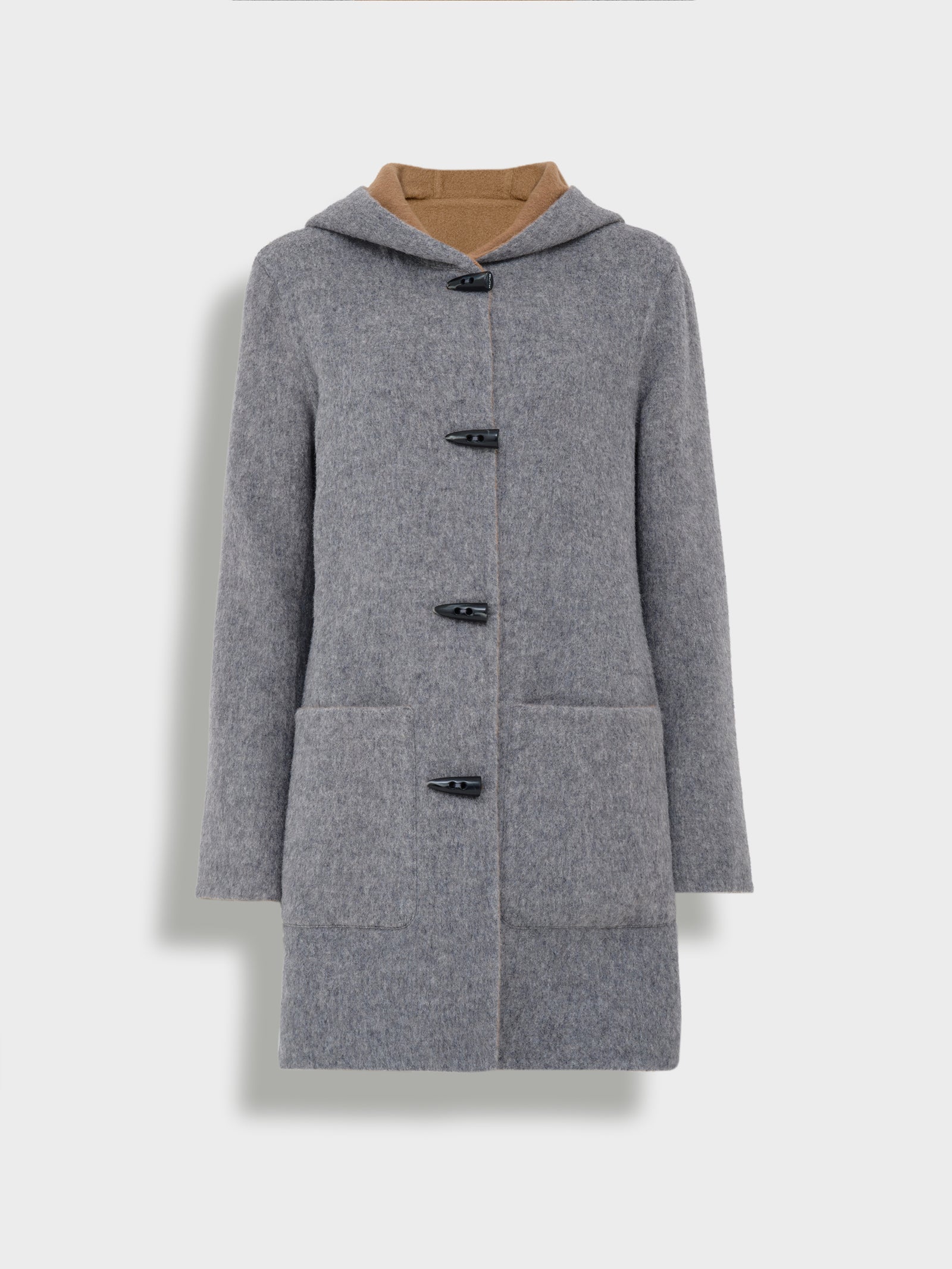 Alaia Coat Baby Alpaca Color Grey