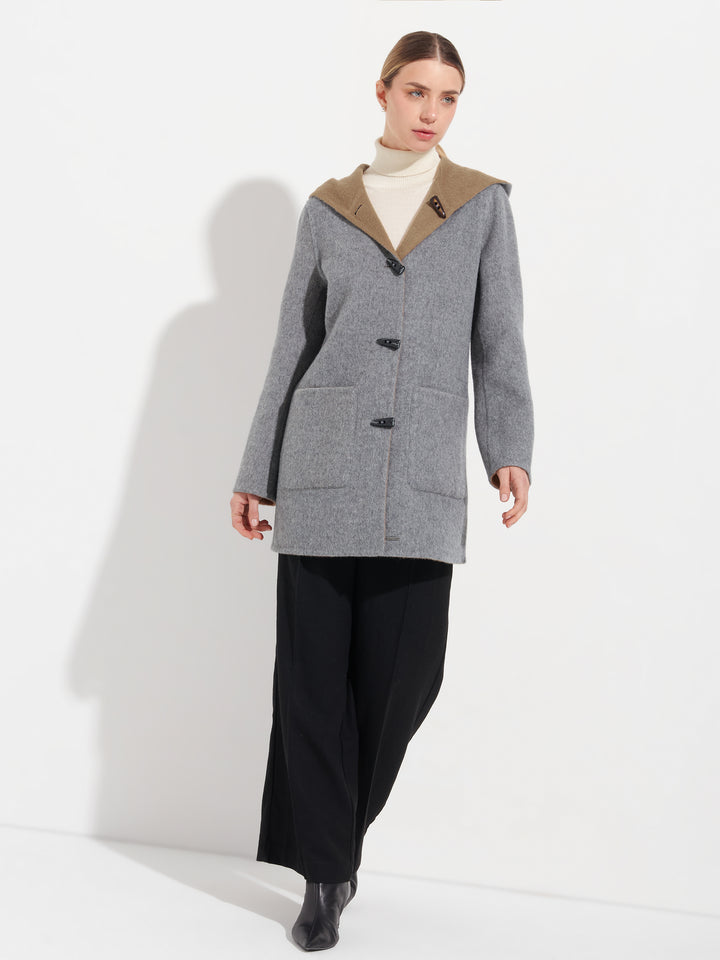 Abrigo Alaia Alpaca Baby Color Gris