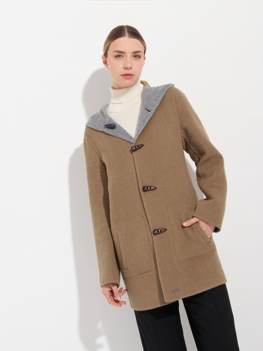 Alaia Coat Baby Alpaca Color Grey