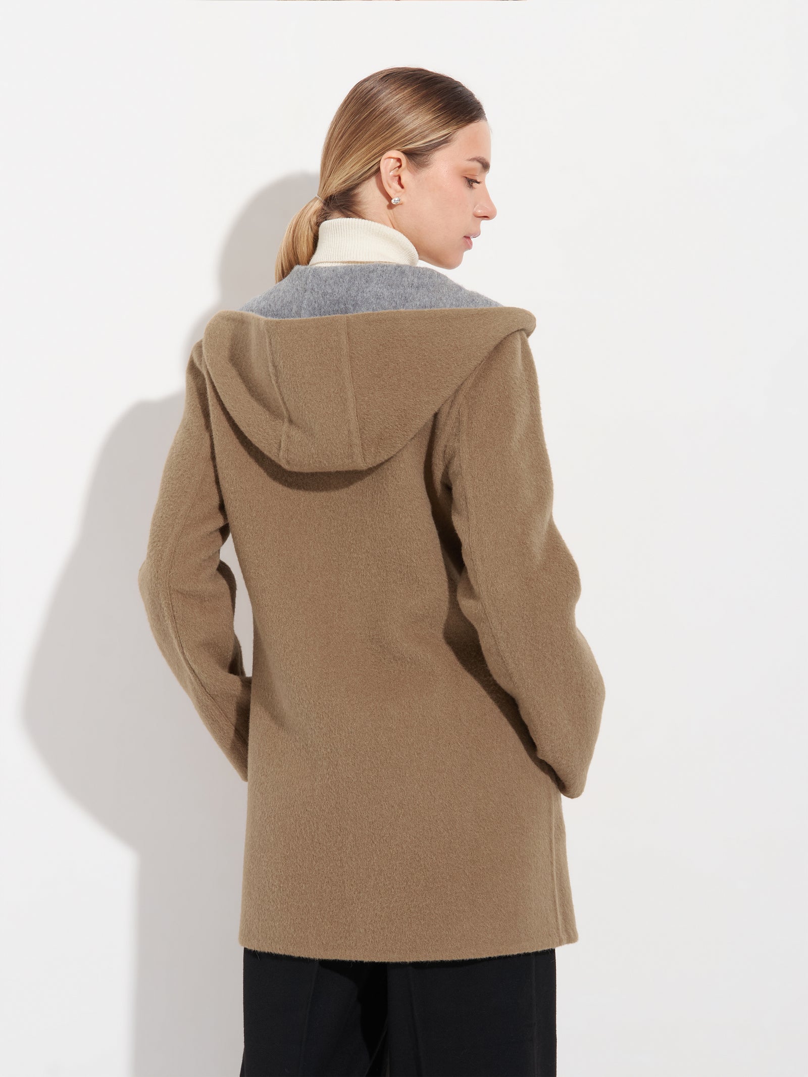 Alaia Coat Baby Alpaca Color Grey