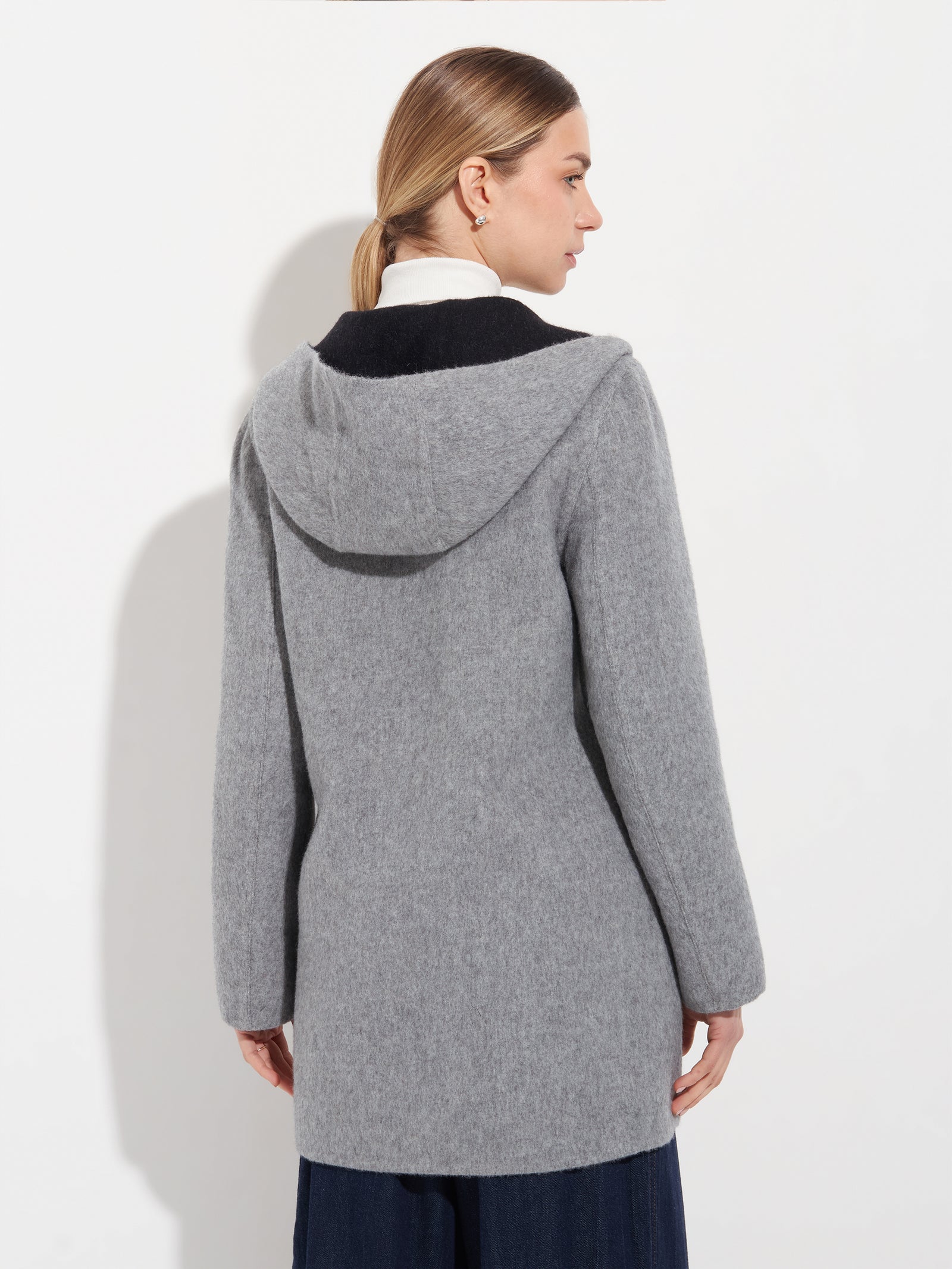 Alaia Coat Baby Alpaca Color Black