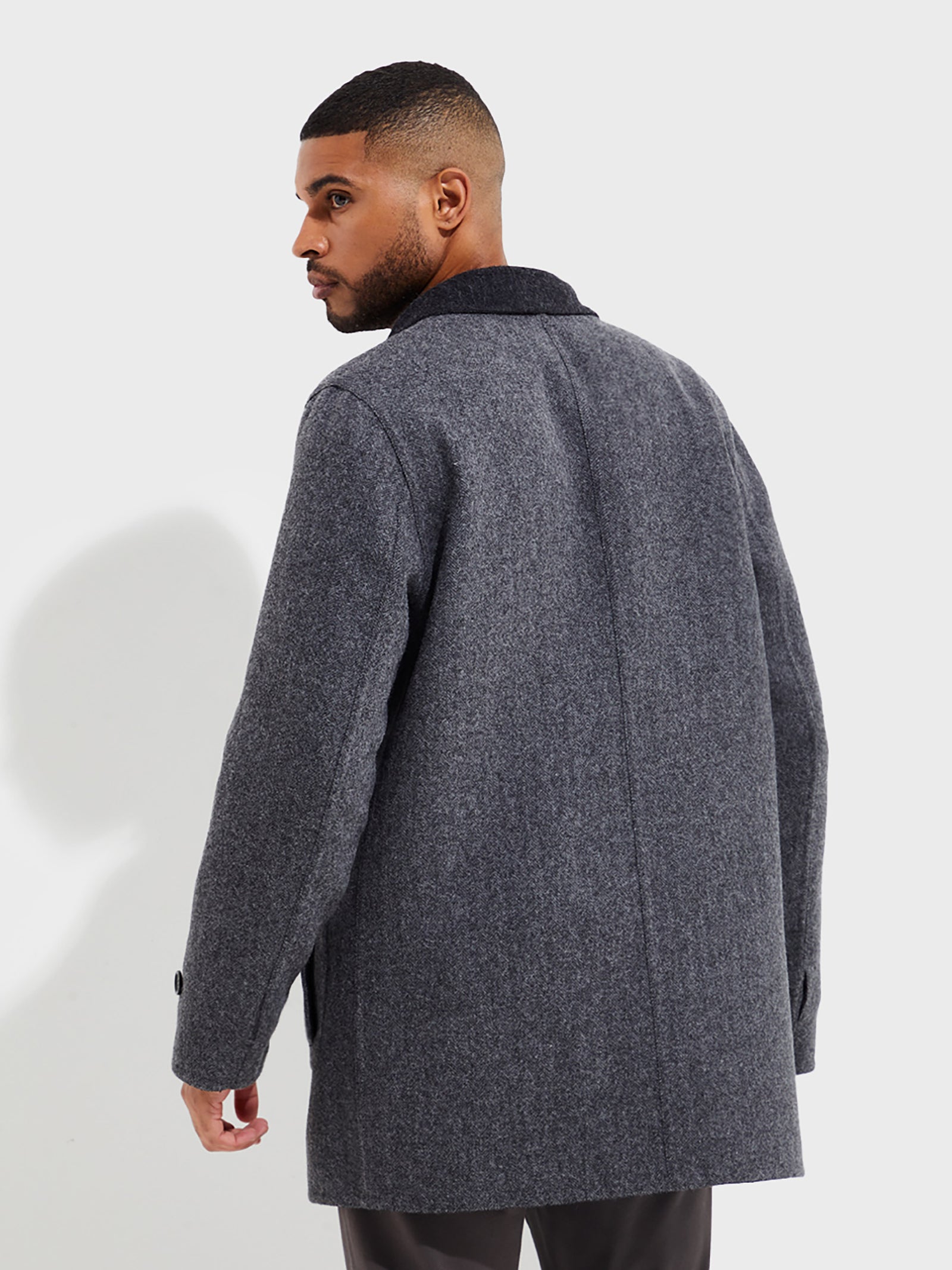 Abrigo Valiente de Baby Alpaca Color Gris