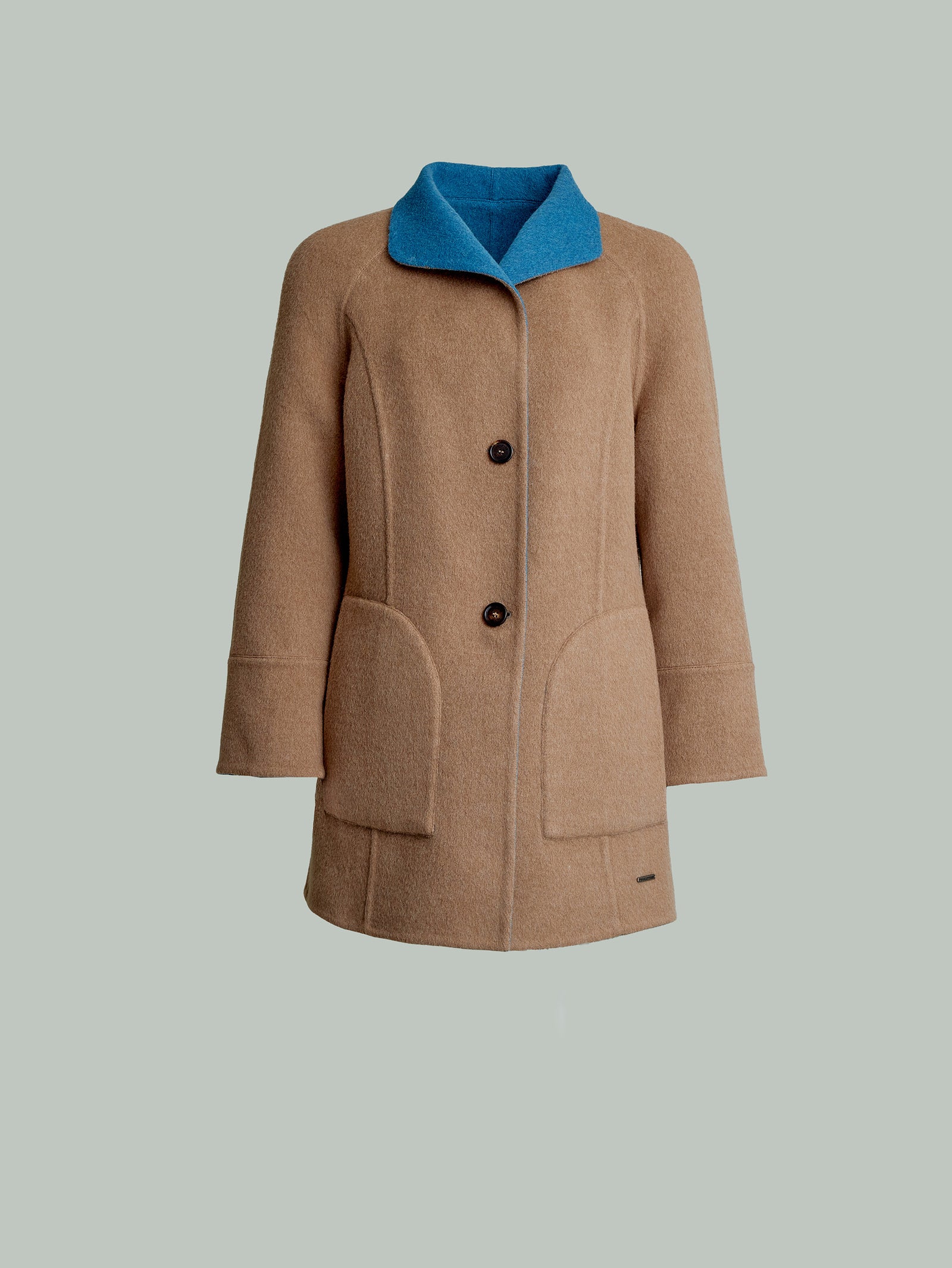 Yuriel Coat Baby Alpaca Color Camel