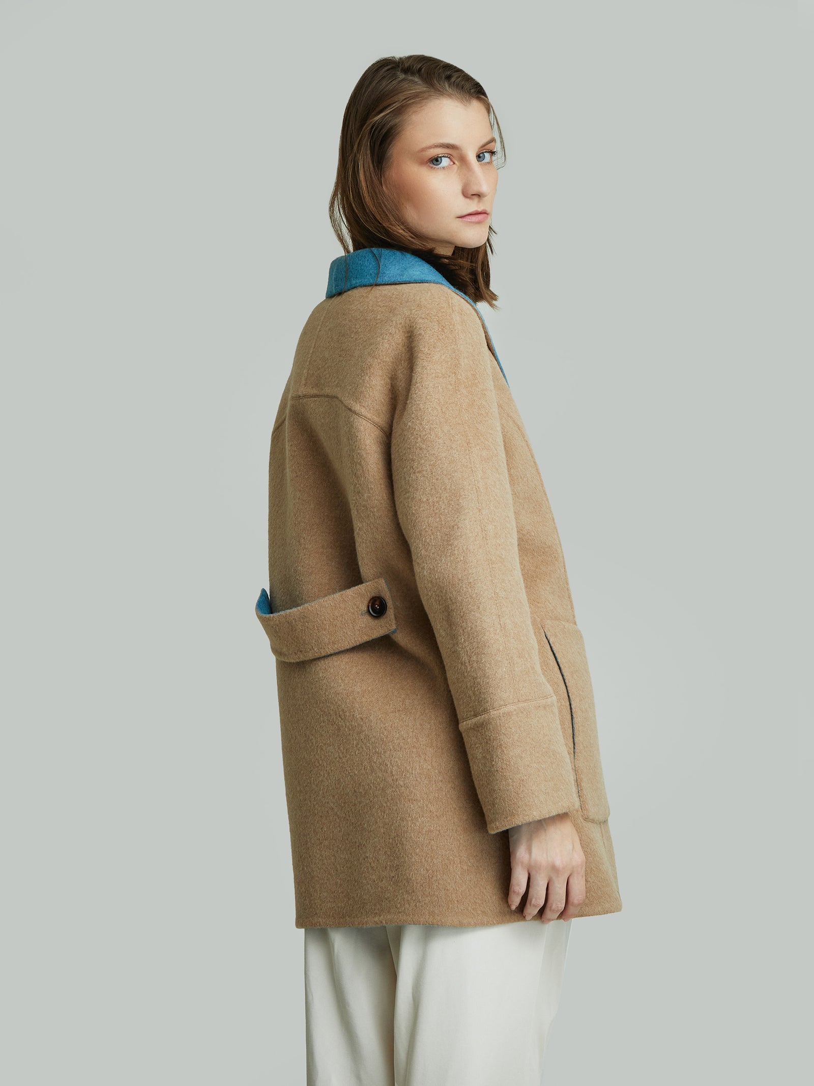 Yuriel Coat Baby Alpaca Color Camel