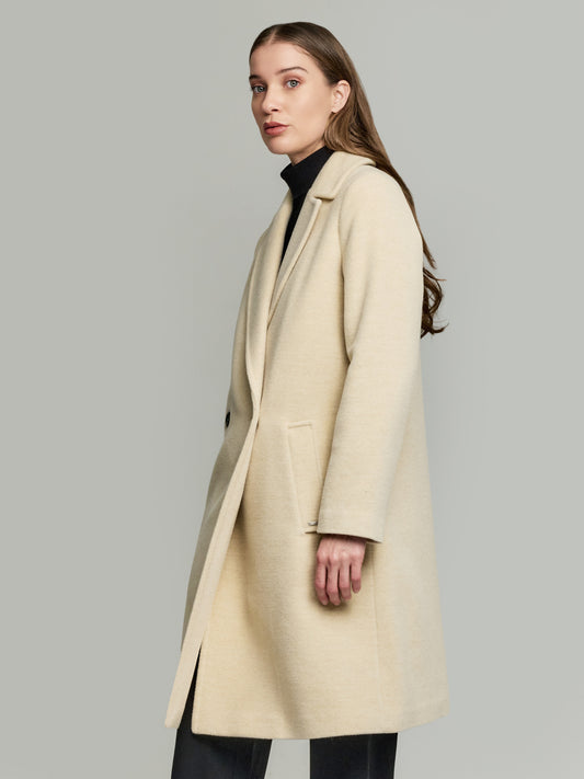 Yesenia Coat Baby Alpaca & Wool Color Beige