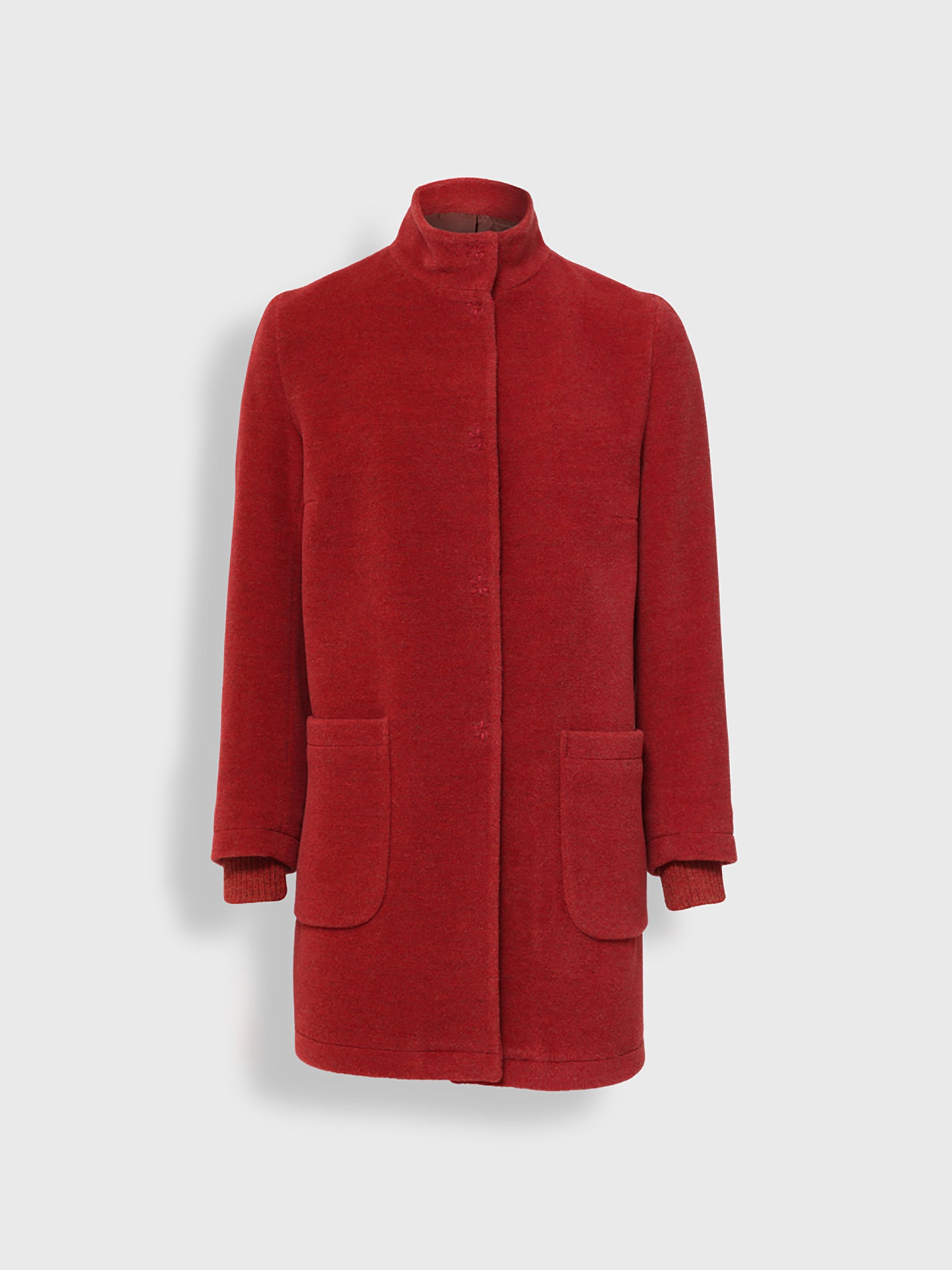 Ynes Coat Baby Alpaca & Wool Color Orange