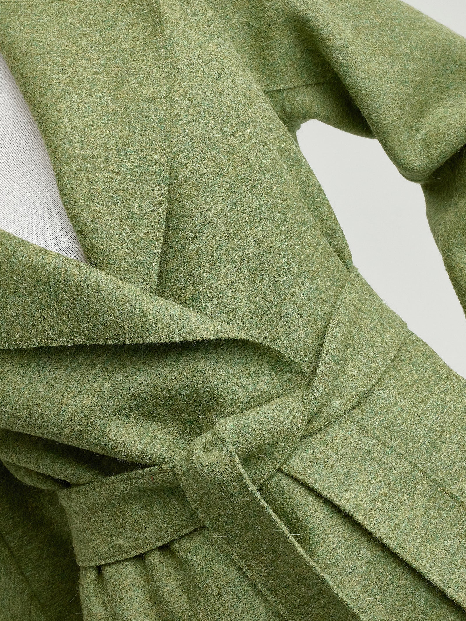 Abrigo Yrene de Alpaca Color Verde