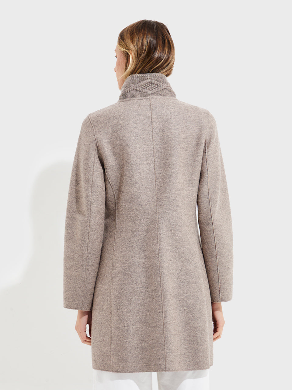 Yoko Coat Alpaca Color Beige