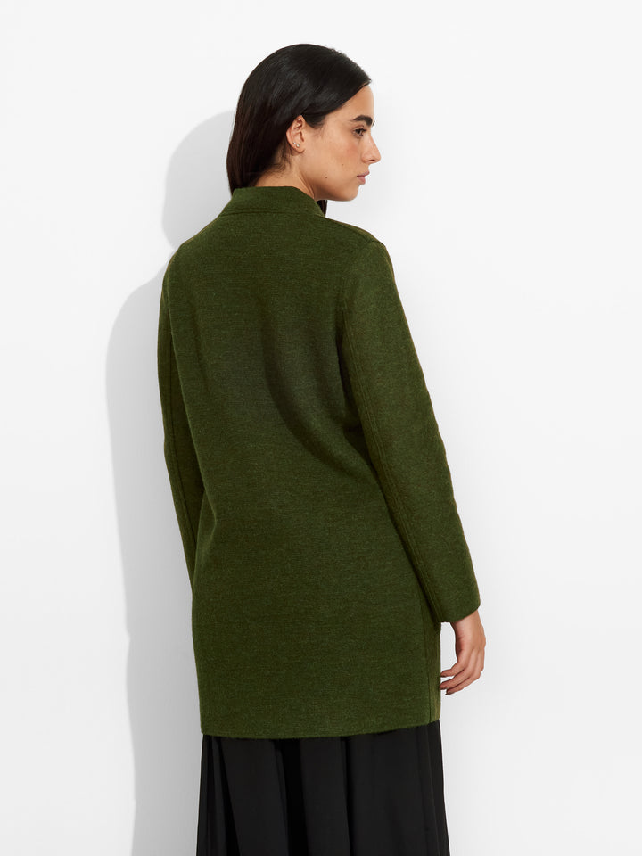 Abrigo Zybil Alpaca Color Verde