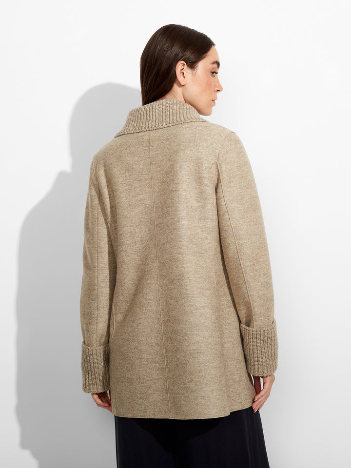 Zingaro Abrigo Alpaca Color Beige
