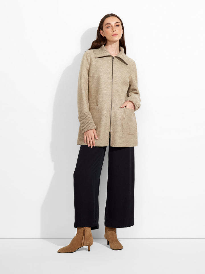 Zingaro Abrigo Alpaca Color Beige
