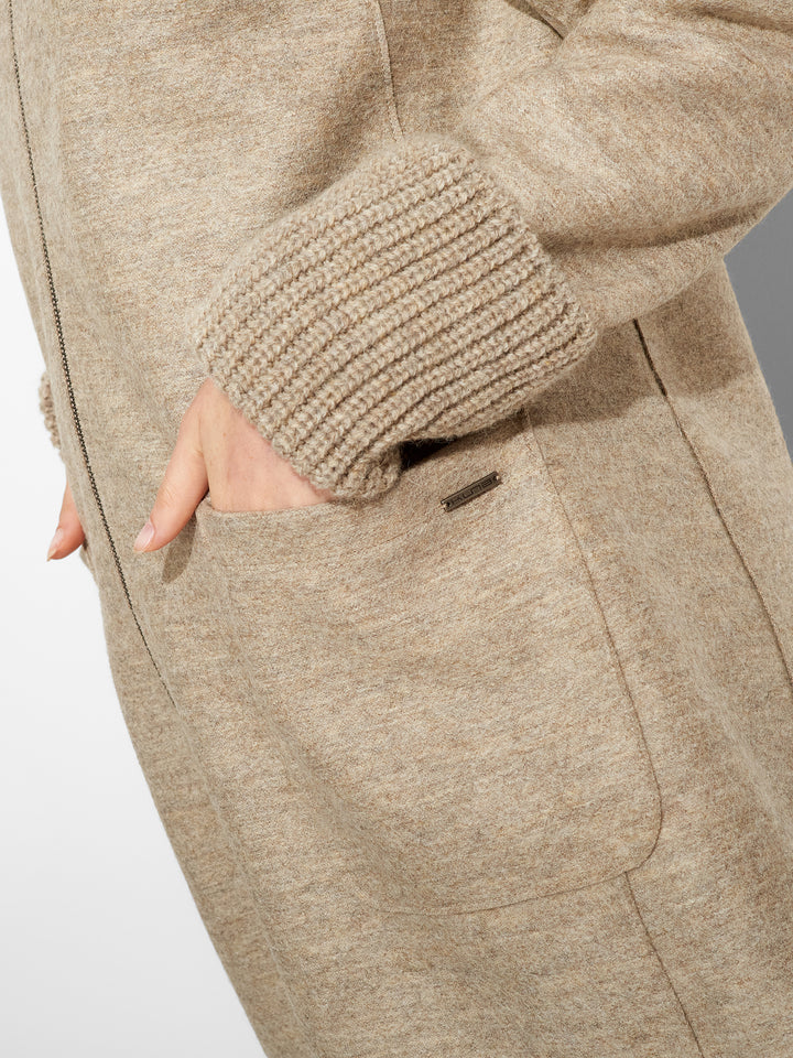 Zingaro Abrigo Alpaca Color Beige