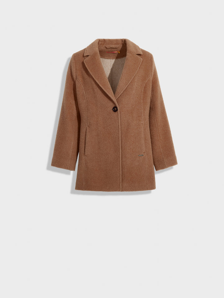 Abrigo Zaza Alpaca Color Camel