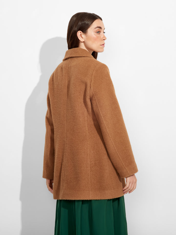 Abrigo Zaza Alpaca Color Camel