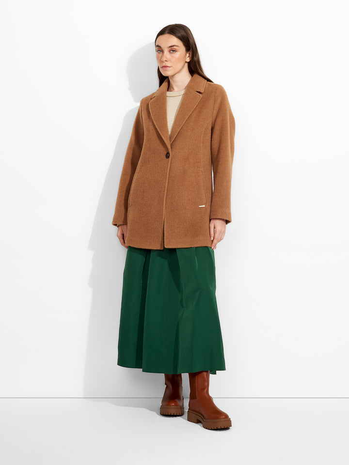 Abrigo Zaza Alpaca Color Camel