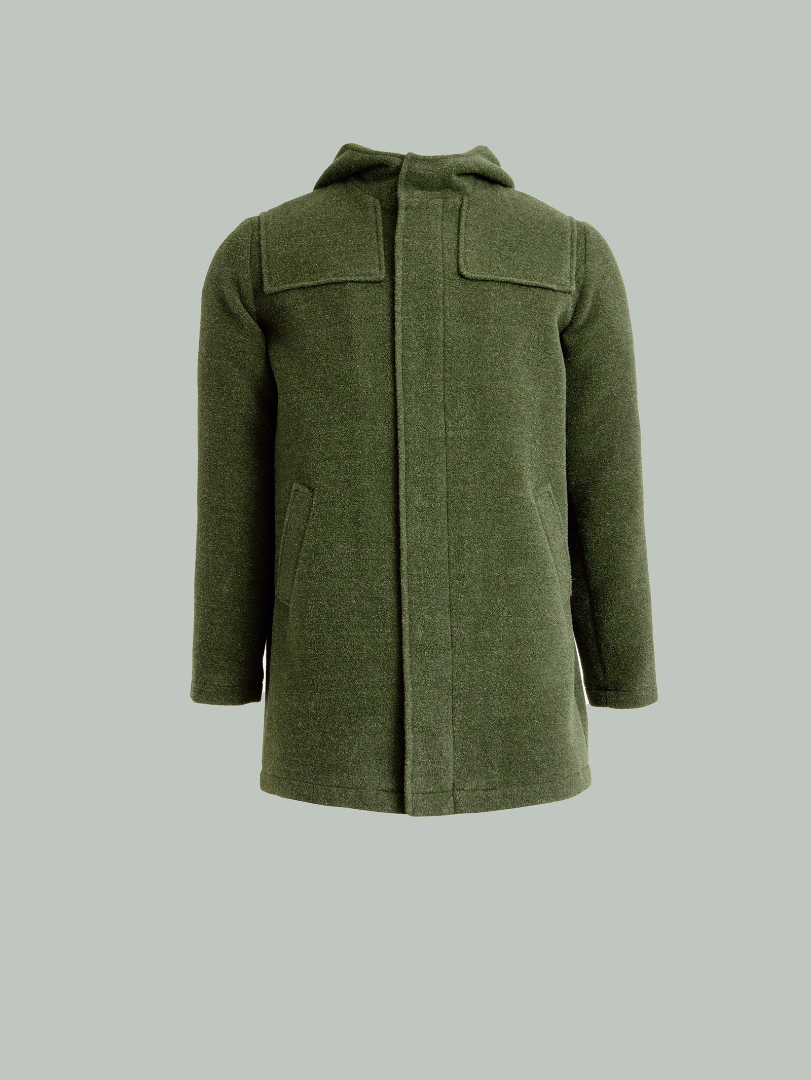Abrigo Yared Lana y Alpaca Color Verde