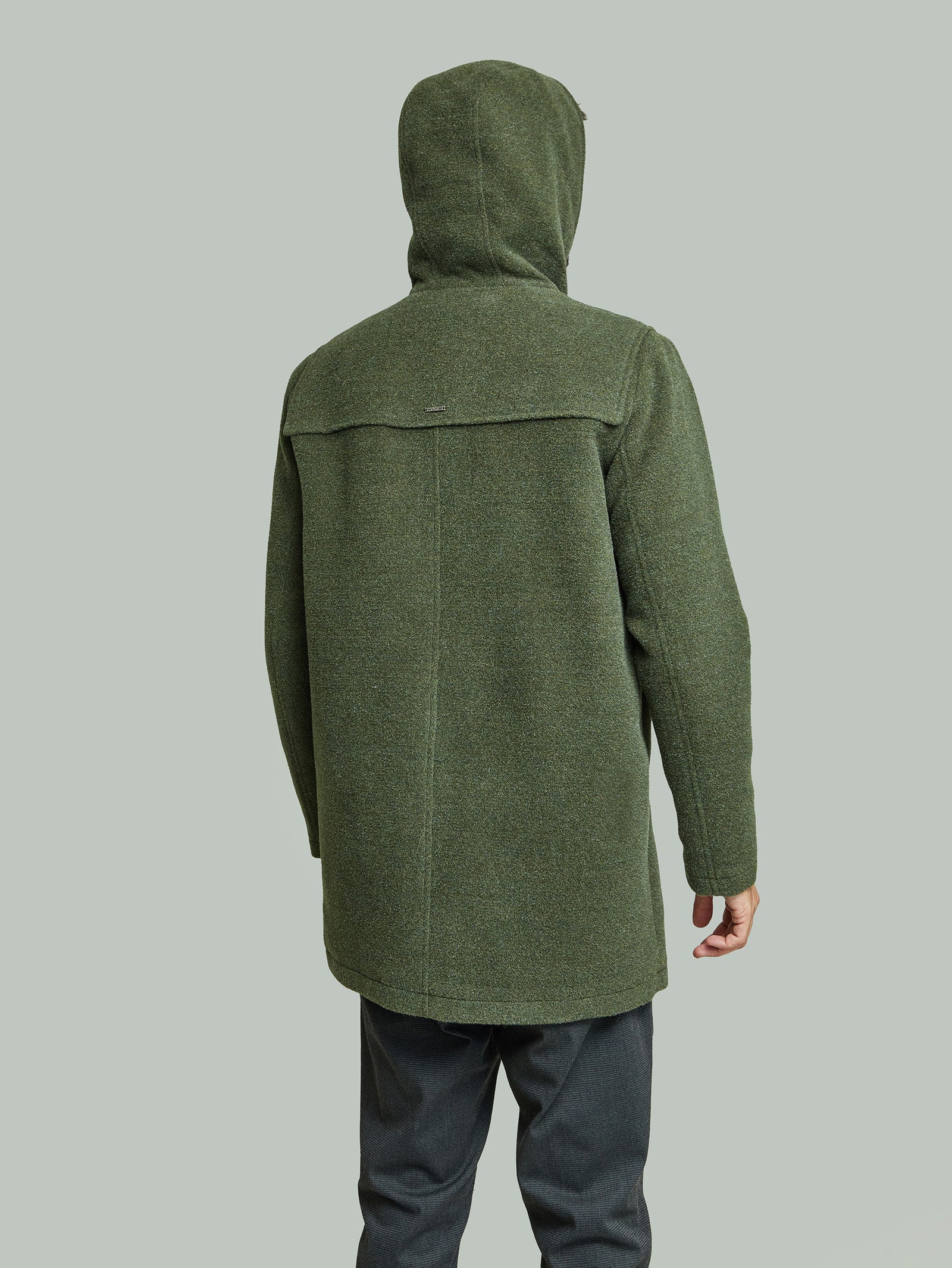 Abrigo Yared Lana y Alpaca Color Verde