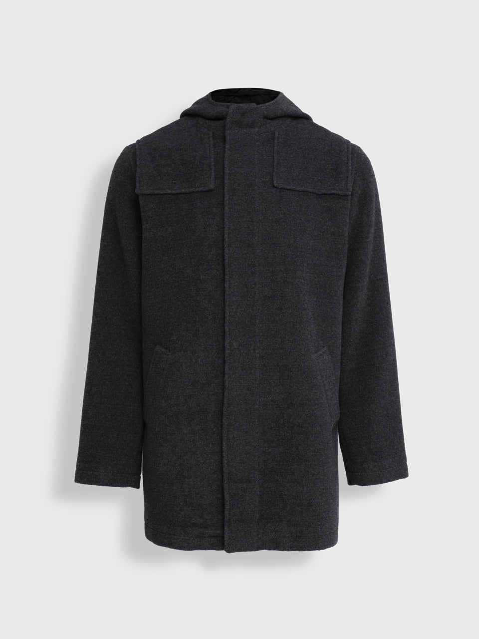 Yared Abrigo Lana y Alpaca Color Gris