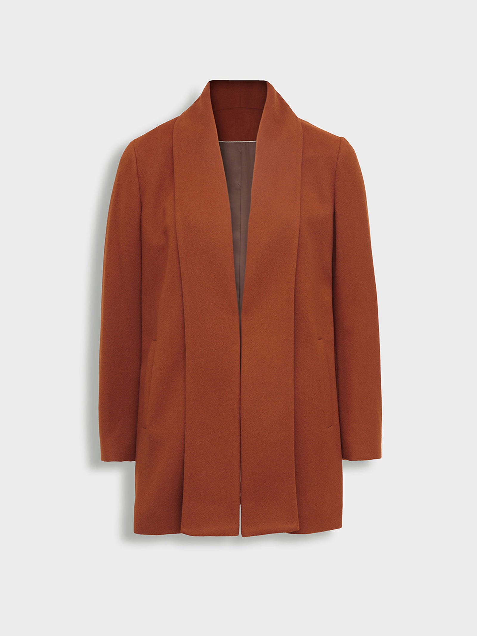 Short Swing Coat Vikuna Color Orange