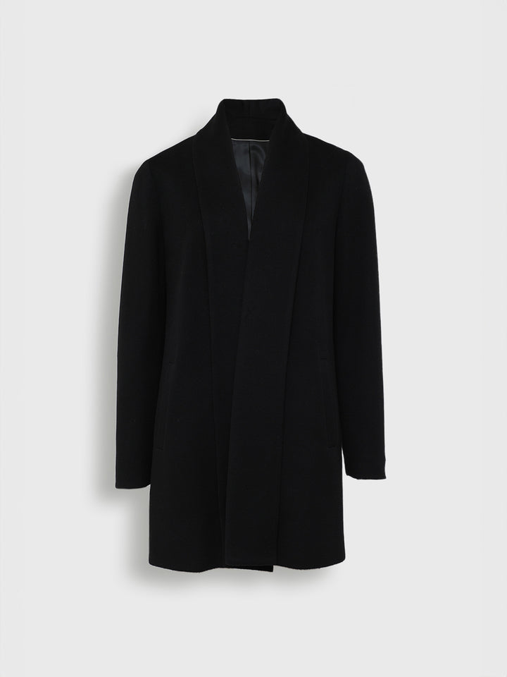 Short Swing Coat Vikuna Color Black