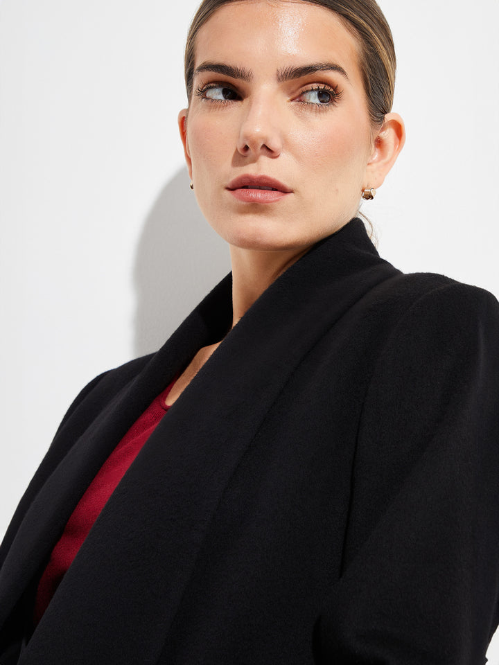 Short Swing Coat Vikuna Color Black