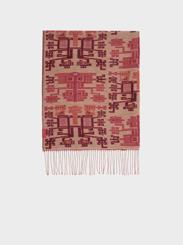 Nazca - 52 Shawl Baby Alpaca Color Red