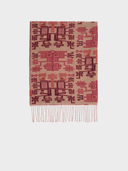 Nazca - 52 Shawl Baby Alpaca Color Red