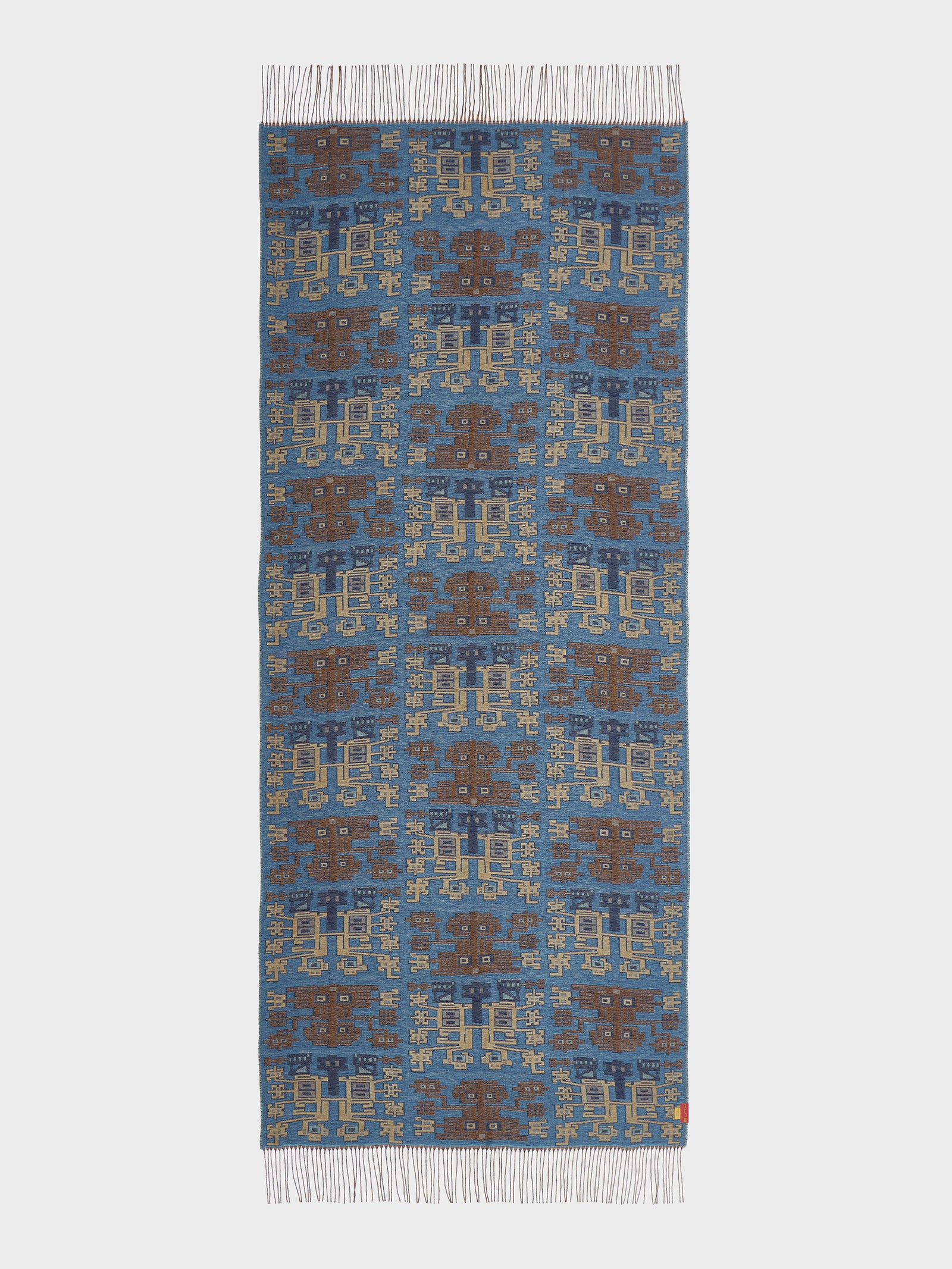 Nazca - Chal de 52 Baby Alpaca Color Azul