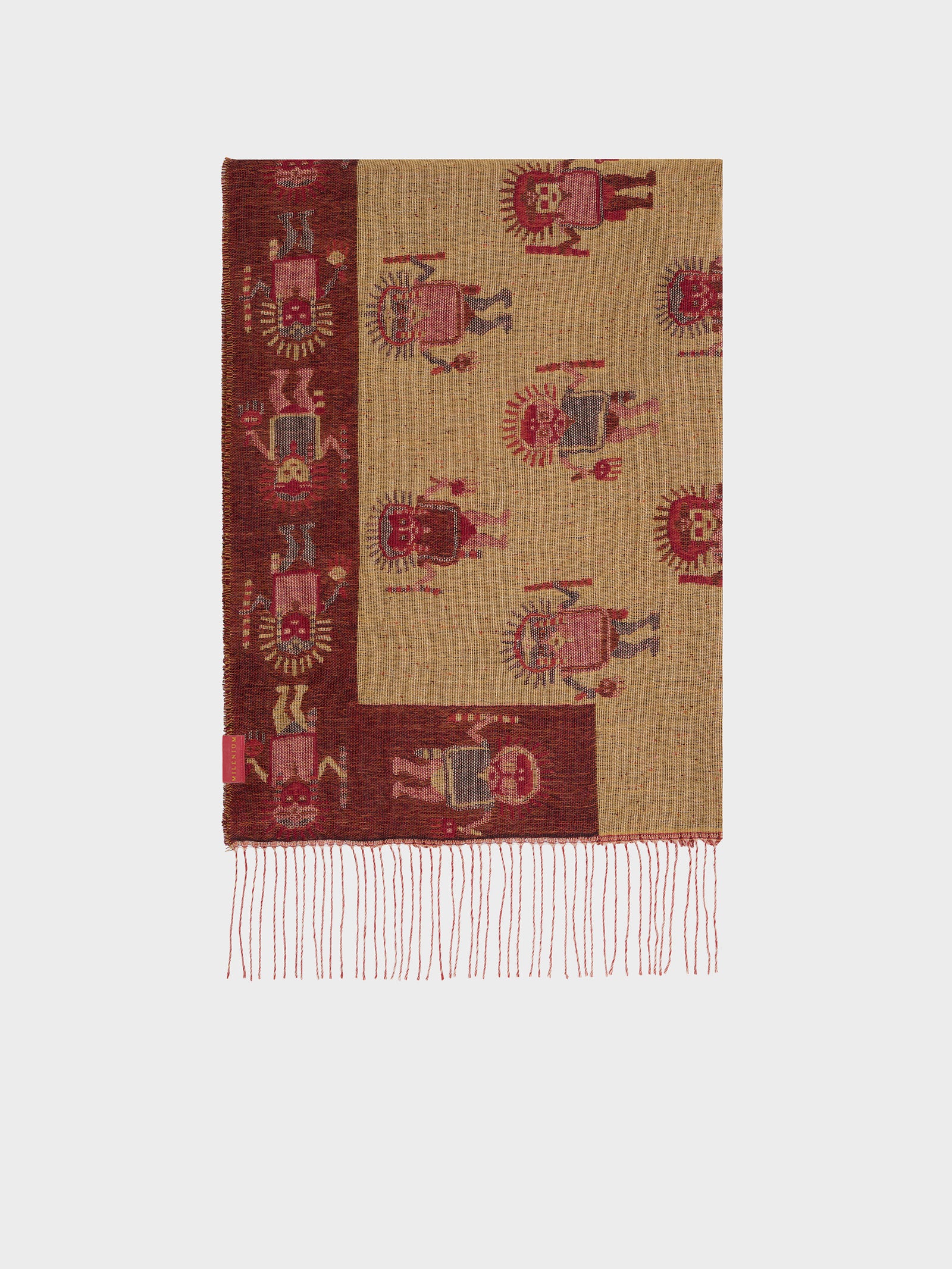 Nazca - 53 Chal Baby Alpaca Color Rojo