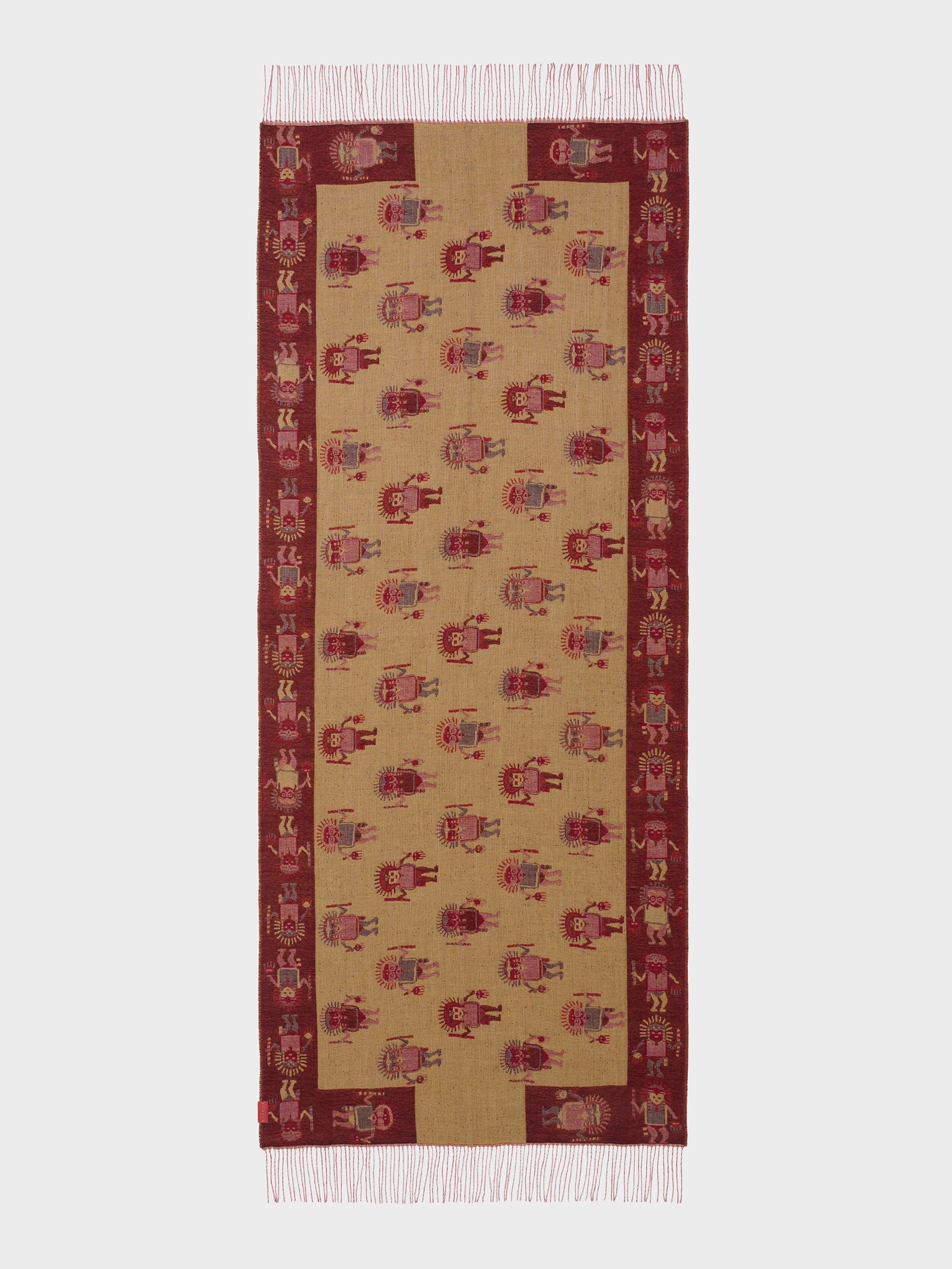 Nazca - 53 Chal Baby Alpaca Color Rojo