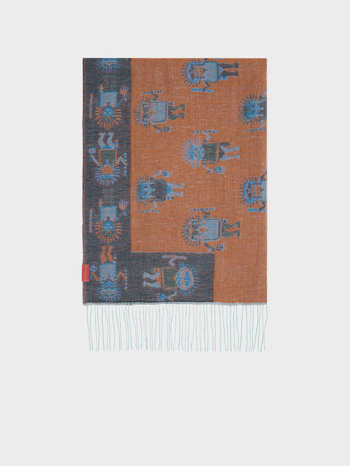Nazca - 53 Shawl Baby Alpaca Color Blue