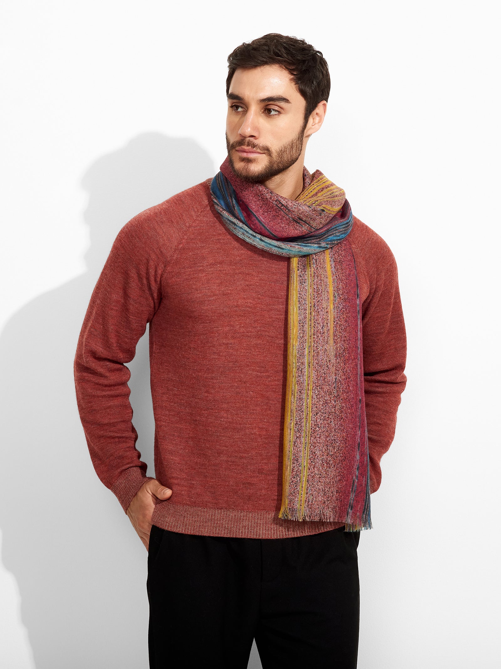 Ztamp 3 Shawl Baby Alpaca Color Multicolor