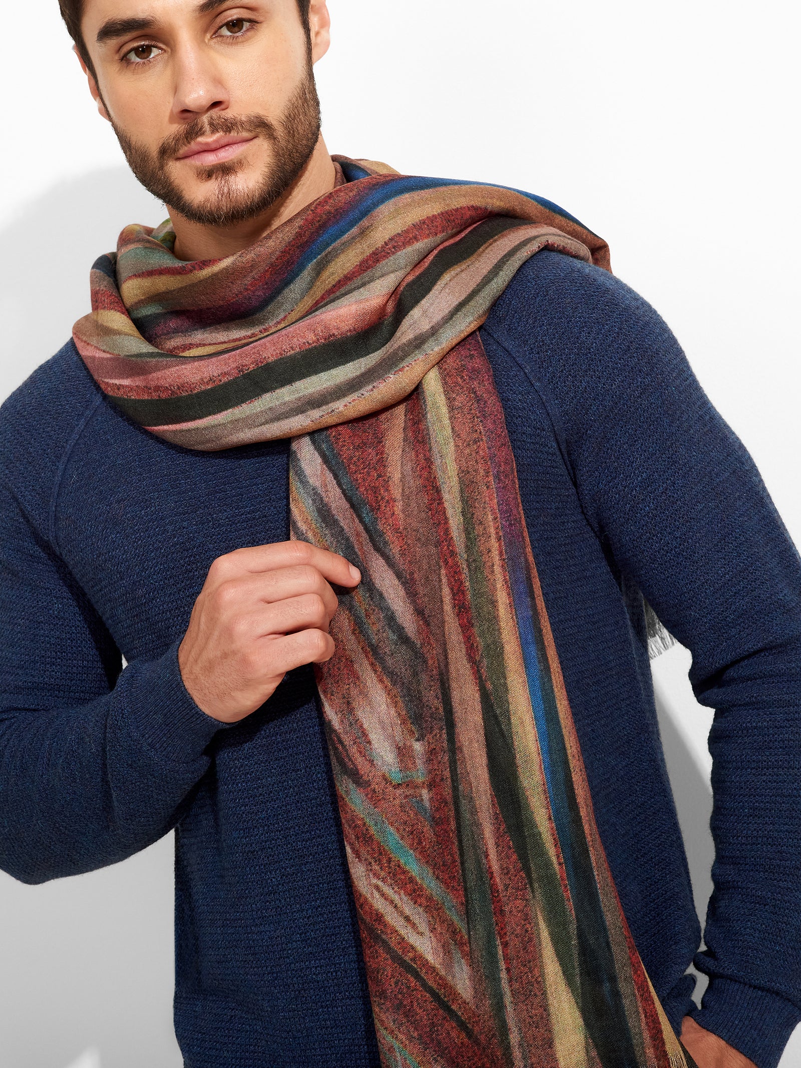 Ztamp 4 Shawl Baby Alpaca Color Multicolor