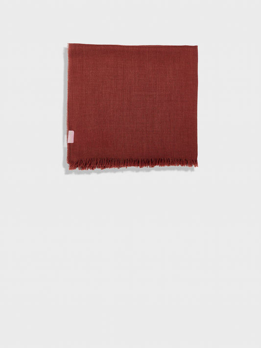 Teaberry Shawl Baby Alpaca Color Brown