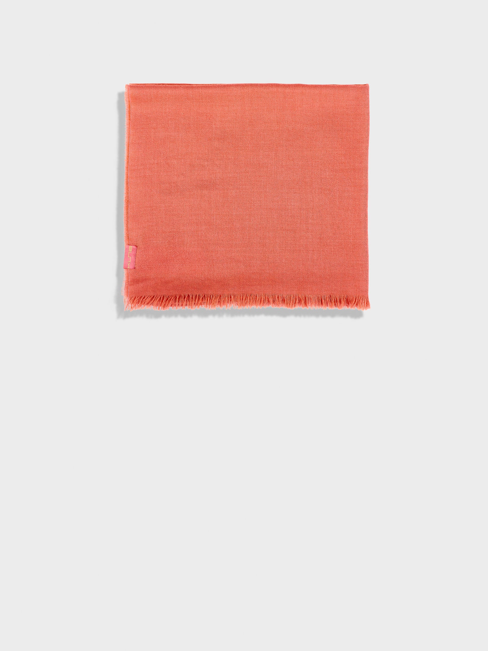 Teaberry Shawl Baby Alpaca Color Orange
