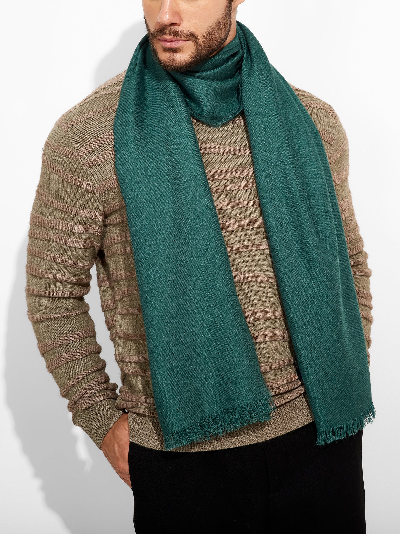 Teaberry Shawl Baby Alpaca Color Green
