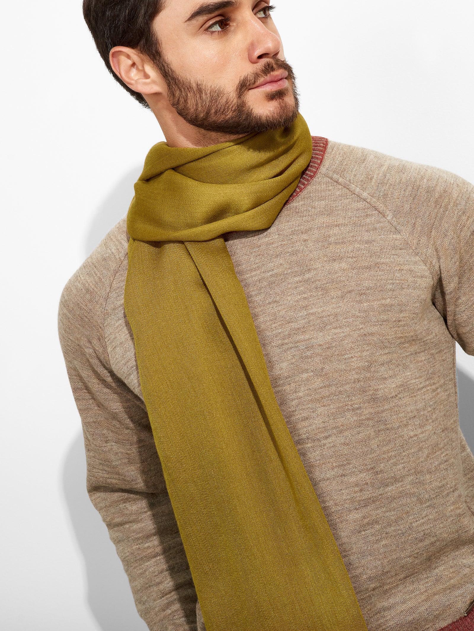 Chal Teaberry de Baby Alpaca Color Verde