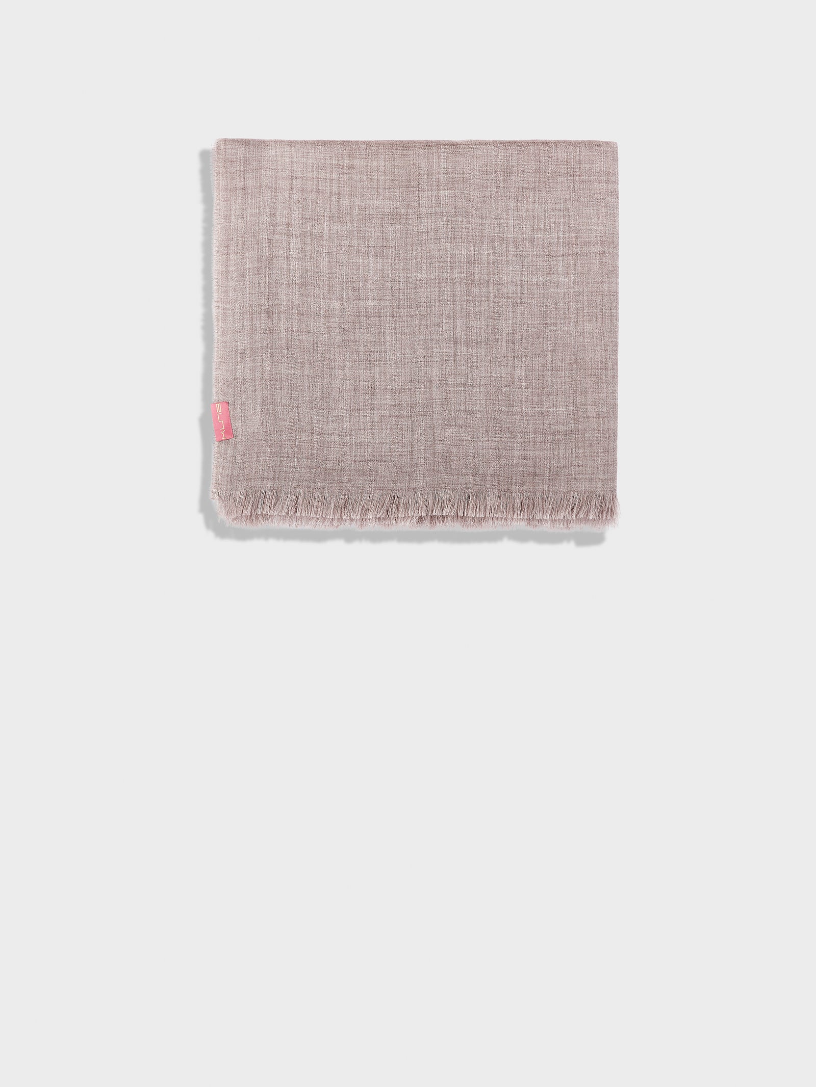 Teaberry B Shawl Baby Alpaca Color Brown