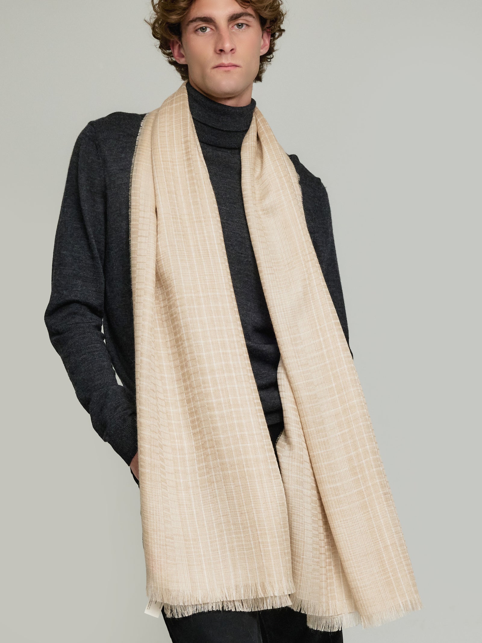 Vermondi Eco Shawl Baby Alpaca Color Beige