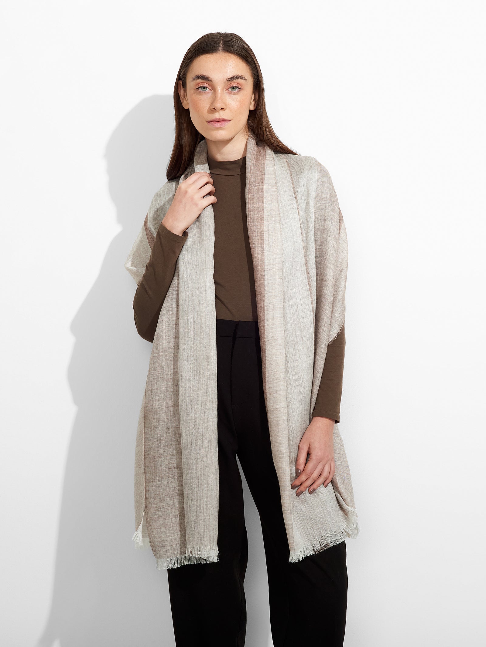 Pañoleta Wicht Bebé Alpaca Color Café
