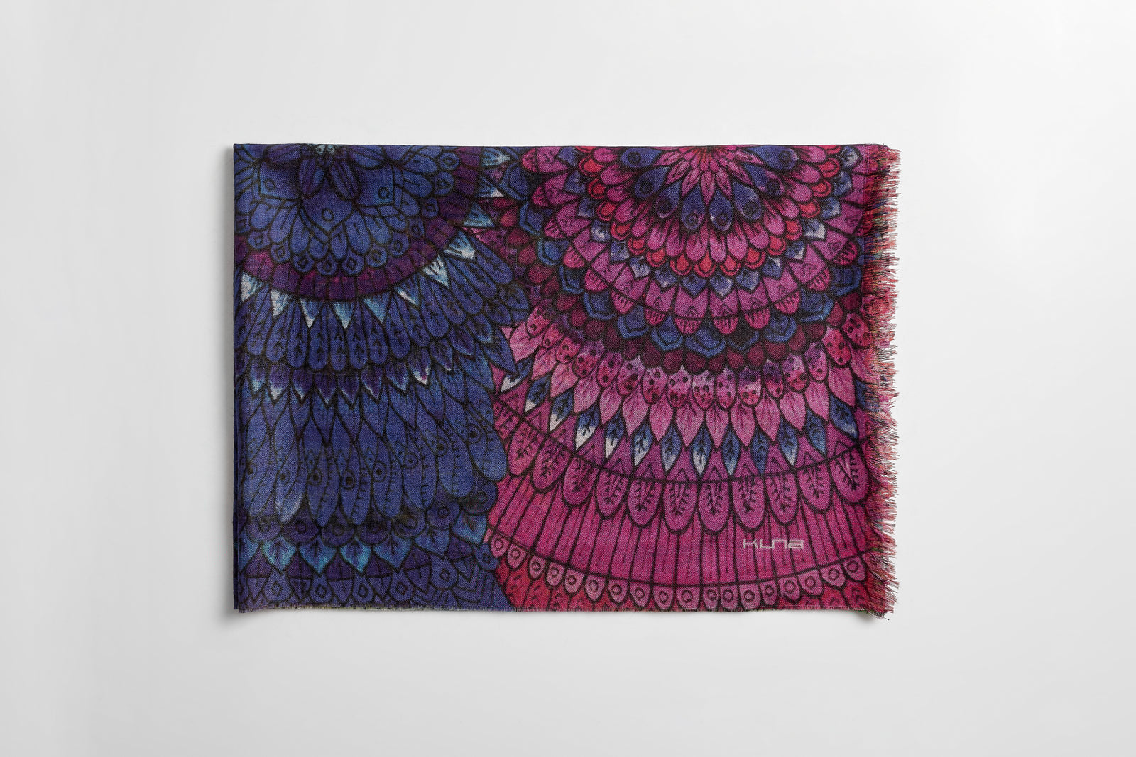 Mi Centro Mantón Bebé Alpaca y Seda Color Multicolor