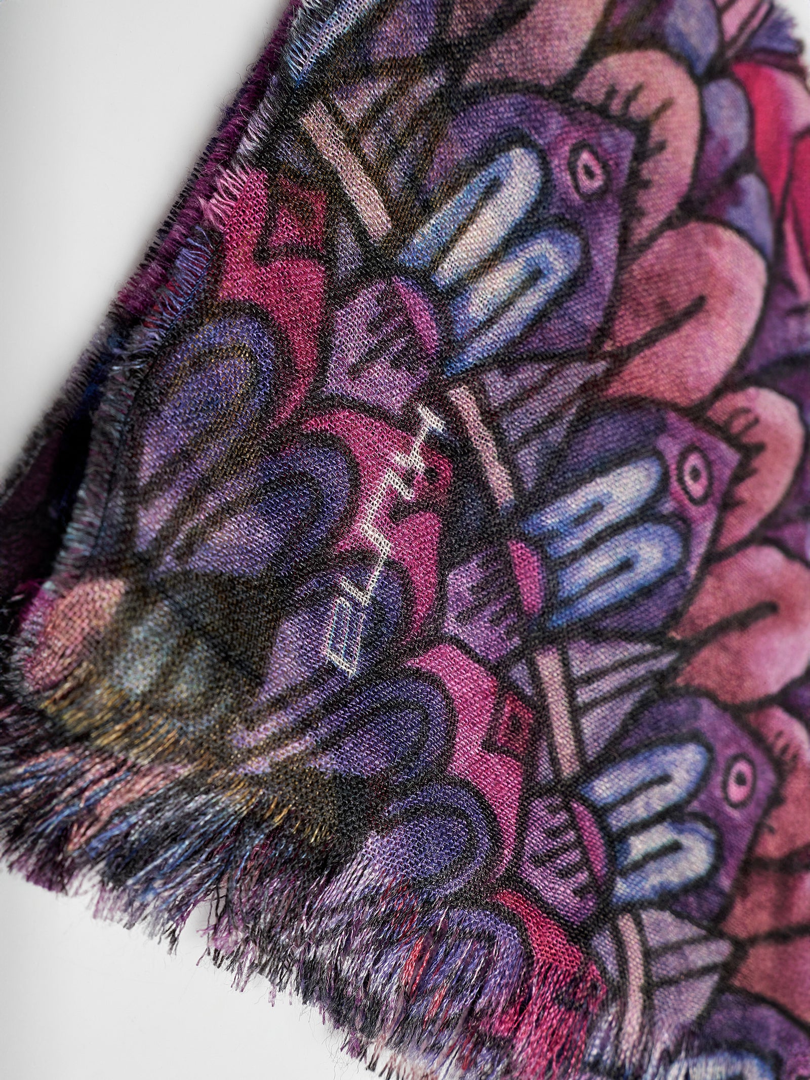 Quiero Ver Shawl Baby Alpaca & Silk Color Multicolor