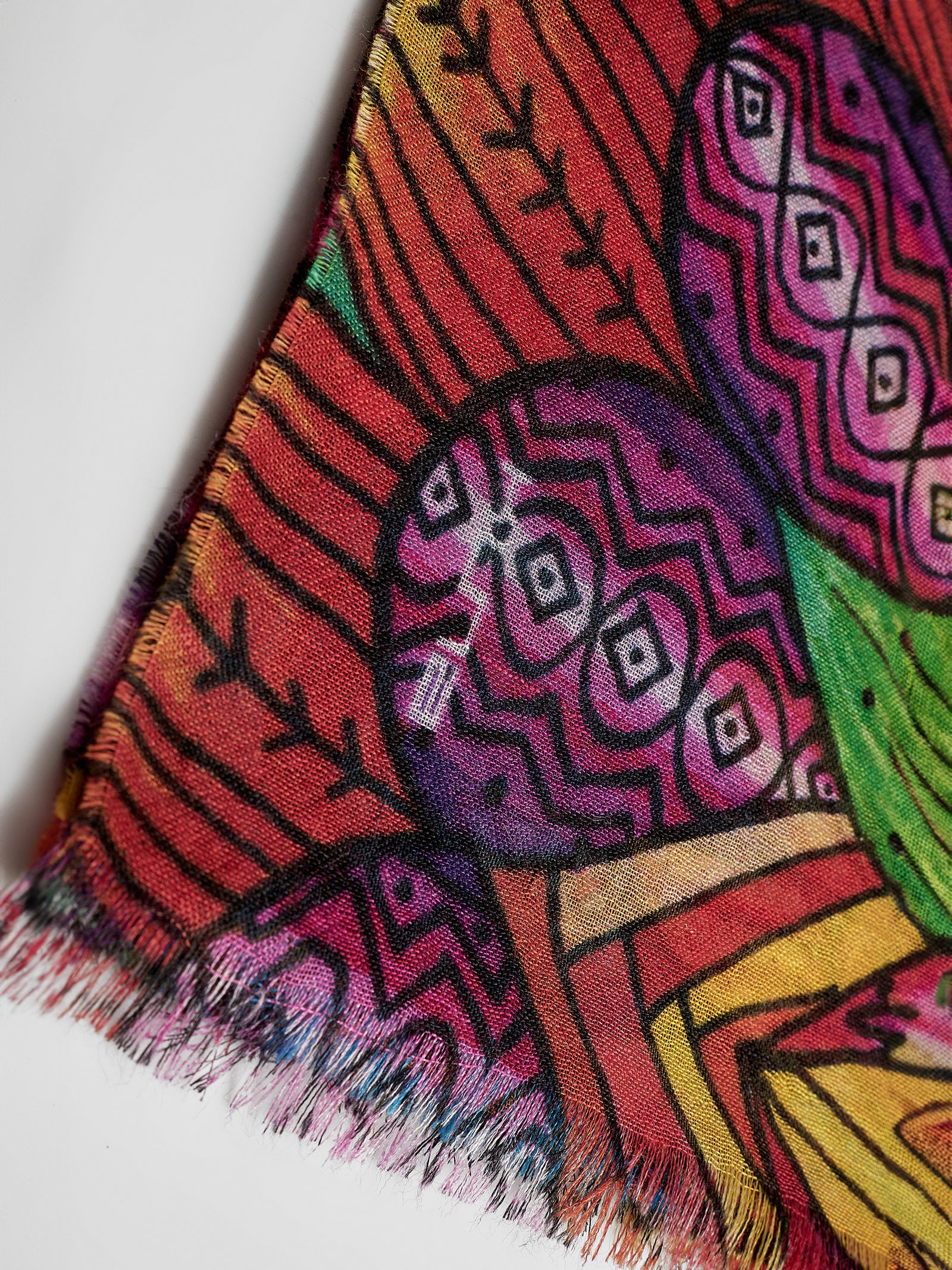 Yo Soy Shawl Baby Alpaca & Silk Color Multicolor