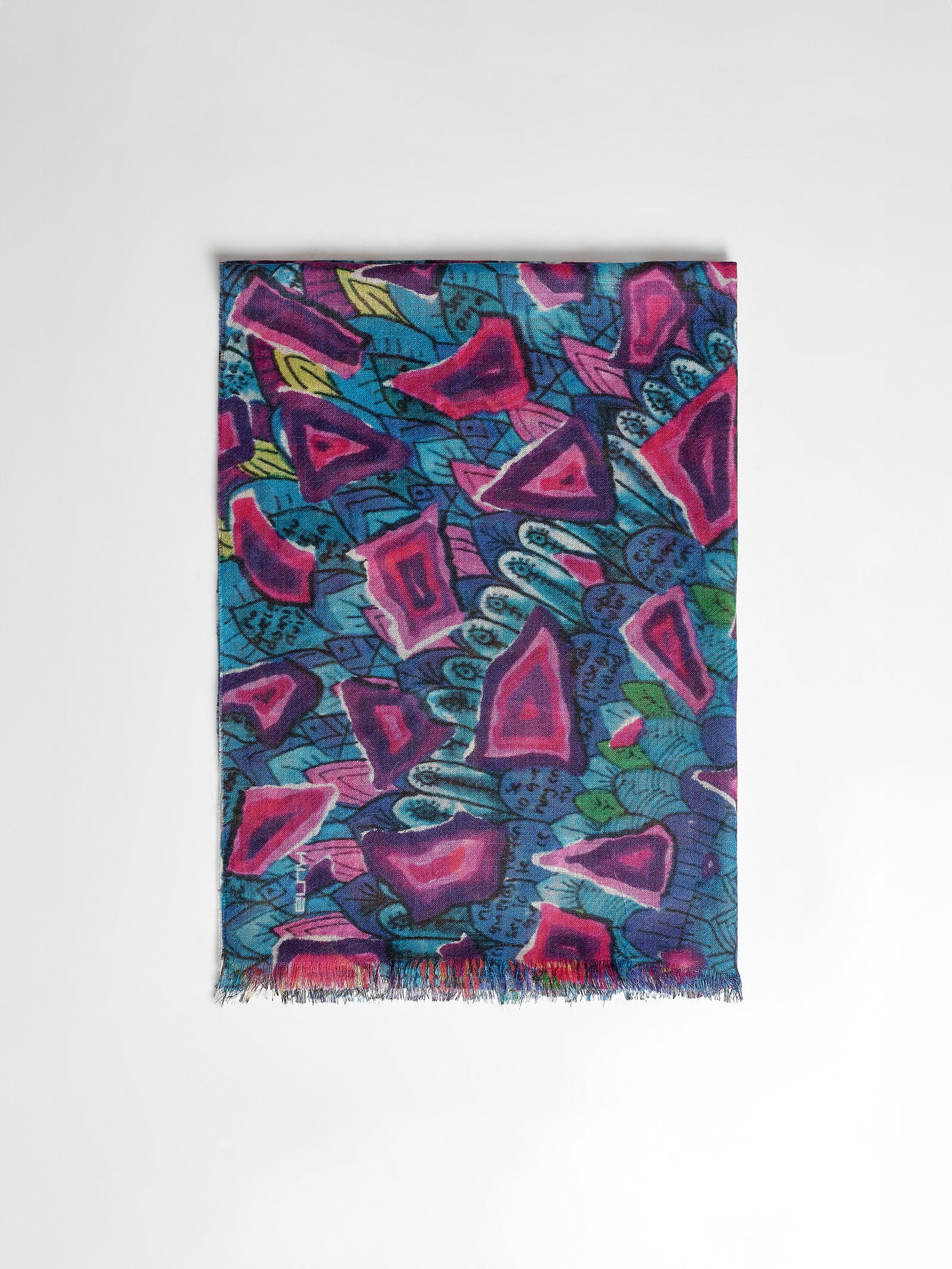 Yin Shawl Baby Alpaca & Silk Color Multicolor