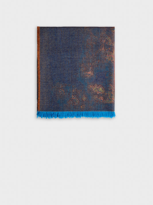 Ola De Hawaii Shawl Royal Alpaca And Silk Color Multicolor